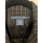 Ralph Lauren Women’s  Wool cashmere Pinstripe Blazer Grey 12 Corpcore Officewear Photo 5