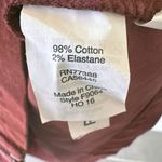 Madewell Velvet Front Zip Button Stretch Mini Skirt Size Medium Classic Photo 6