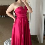 David's Bridal Hot Pink David’s Bridal Prom Dress Photo 3