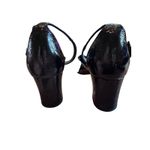 AGL Attilio Giusti Leombruni Black patent Ankle Strap Pointed Toe Pumps 6.5 Photo 9