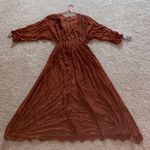 Zimmermann Zimmerman lace up 100% silk dress. Xs Photo 3