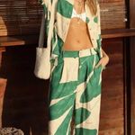 Pepita Perez Shirt – Island Set Green Size M Photo 3