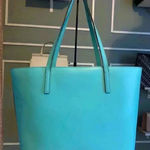 Kate Spade New York Tote Handbag Aqua Color. Photo 1