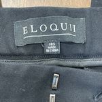 Eloquii Dress Pants Women's Plus Size 18 SHORT Black Piping Detail Professional Photo 4