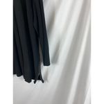 H by Halston  Black Ribbed Cardigan Side Zip Size XL Photo 3