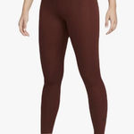 Nike Women's  One Luxe Mid-Rise 7/8 Leggings Bronze Eclipse Size M NWT Photo 0