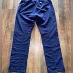 FIGS Navy Blue Scrub Pants with Gray Drawstring Photo 3