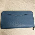 Kate Spade  Pebbled Leather Continental Wallet Blue NWT Photo 2