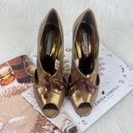 Anne Klein  | Belladona Leather Oxford Peep Toe Pumps Photo 2