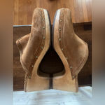 UGG  Abbie Studded Suede Platform Clogs in size 9 Photo 4
