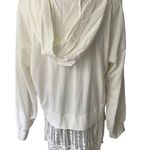 Monoreno Long Sleeve Hooded Top with Lace Trim, Sz M Photo 6