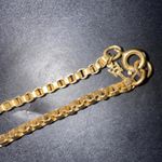 Designer Luxury Boho Preppy Gold Tone Y2K Boutique Statement Chain Necklace Photo 10