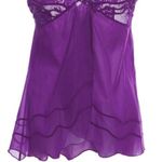 La Perla Lace trimmed silk blend camisole violet M Photo 3