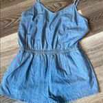 Forever 21 Denim Romper W/side Pockets Photo 6
