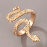 Snake Ring Gold Photo 2