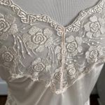 Pink Rose Romantic Vintage Japanese Silky Satin Slip Dress Mini Blush  Lace S Photo 6