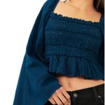 Free People  Afton Top in color Overboard Size Large NWT Retail $138 Photo 1