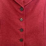 Ann Taylor  Women's Jacket Sz 2 Maroon Burgandy Button Up Blazer Career Work Coat Photo 1