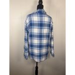 Outerknown NWT Women's  Coat Medium Cloud Weave Button Blanket Shirt Blue Shacket Photo 1