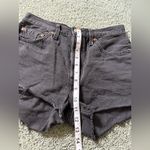Levi's Levi’s 501 Black Cut Off Jean Shorts Button Fly Denim High Rise Womens Size 28 Photo 4