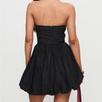 Princess Polly Bubble Hem Mini Dress Black Photo 2