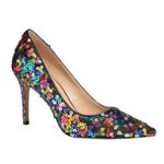 Kate Spade Valerie Rainbow Multicolor Sequin High Heel Pointed Toe Pumps NEW 9.5 Photo 0
