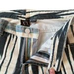 Armani Exchange  womens size 4 brushed stripe black gray teal white skinny jeans Photo 5