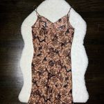 Nili Lotan x Target Brown Paisley Slip Dress Black Size XXS Photo 8