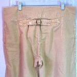 SANDRINE ROSE BY FREE PEOPLE FRENCH WORKER JEANS SOFT COTTON LINEN | 28 Tan Photo 6