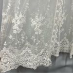 Liv Los Angeles L Sheer Embroidered Robe/Cover up duster long kimono FLAWED White Size L Photo 10