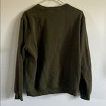 Hasting & Smith Green  Sweatshirt with Floral and Butterfly Embroidery Photo 4