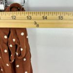 American Eagle  Womens XS Brown Polka Dot Wrap Ruffle Hem Shorts Boho Cottagecore Photo 1