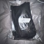 Lulus Women Black Twist Front Sweetheart Neckline Blouse Linen Blend Size Small Photo 8