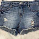 Joe Boxer  Blue Distressed Jean Shorts Photo 0