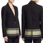 Derek Lam  10 Crosby Embroidered Hem Blazer Jacket Photo 4