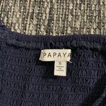 Papaya  navy top Photo 2