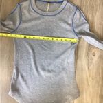 Free People Top Womens Size S Thermal Waffle Knit Long Sleeve Photo 3