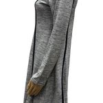 Neesha Heather Gray and Black Mock Neck Long Sleeve Knit Dress Womens Small Photo 2