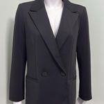 Good American  Scuba 2.0 Black Blazer Size 1 Small Photo 4
