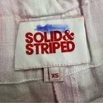 Solid & Striped 100% Linen Shorts w/ Belt Photo 3