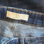 ZARA Denim Skinny Jeans with Faded Wash and Ankle Zippers Photo 3