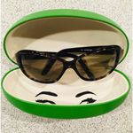 Kate Spade Jacqueline brown tortoiseshell oval sunglasses with case Photo 1