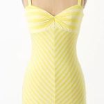 Ella Moss  Striped Yellow Spaghetti Strap Tank Photo 0