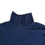 St. John  Women’s Embellished Mockneck Turtleneck Shirt Top Black Size L Black Photo 1