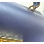 ZAC Zac Posen Eartha Medium Colorblock Leather Top Handle Satchel Bag Blue Photo 10