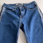 ZARA  Basic side striped Jeans Distressed hem size 2 Photo 2