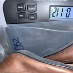 Salvatore Ferragamo Women's Flats Brown Bronze Leather 8 AAAA Narrow Slip On Photo 8