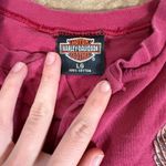 Harley Davidson  maroon crop top size large  Photo 2