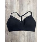Athleta  Powervita Black Halter Sports Bra Size L Photo 1