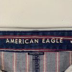 American Eagle Y2K Striped Denim Mini High Rise Skirt Size 0 Photo 5